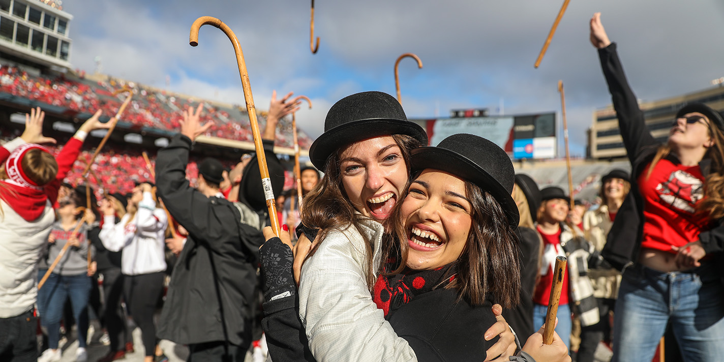 Graduating students at Spring Commencement