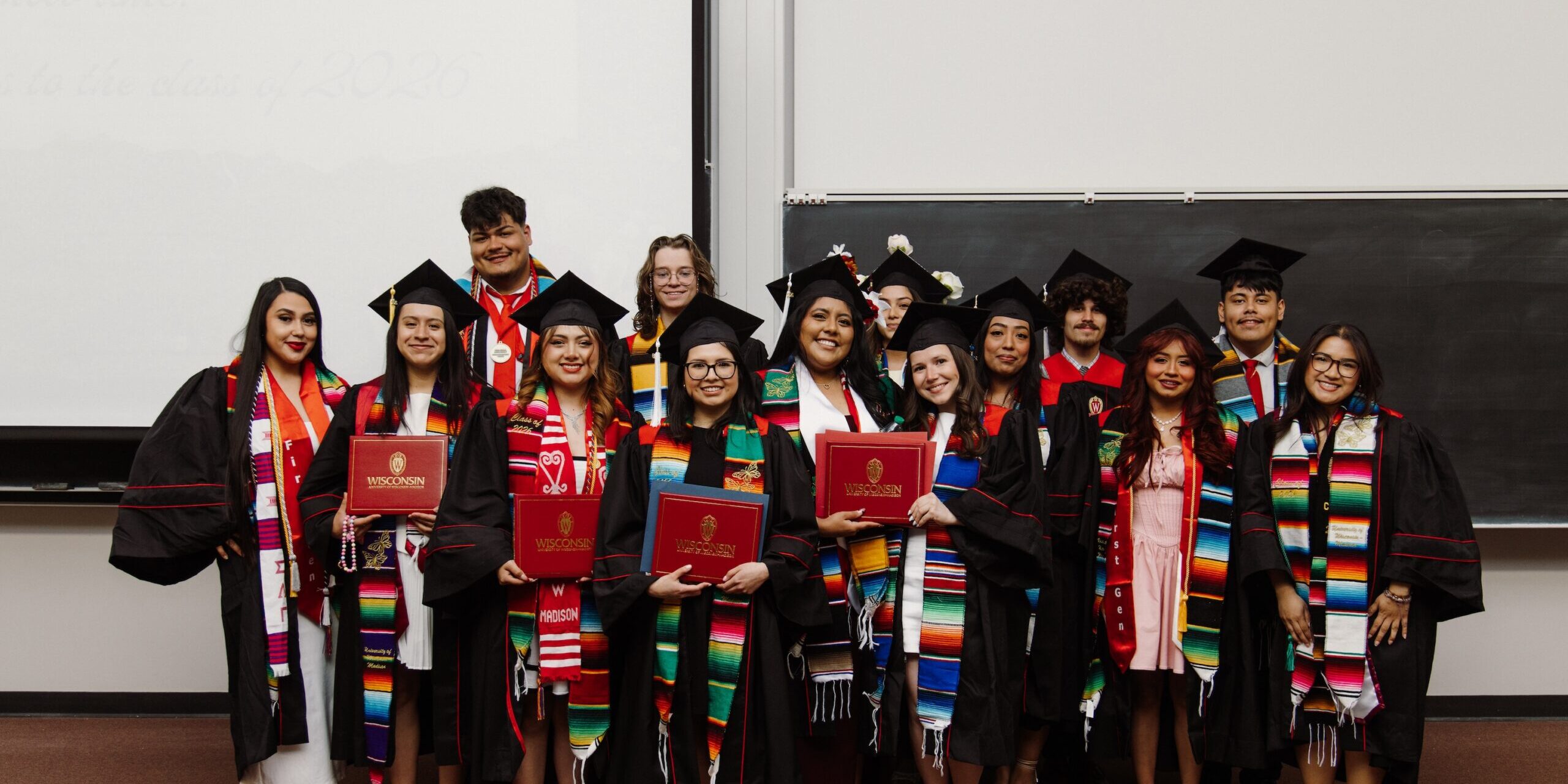 Graduating Chicanx-e and Latinx-e students