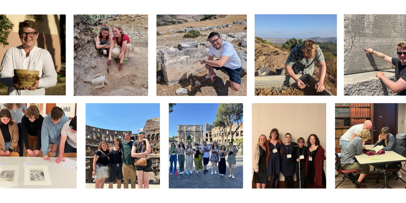 Collage of students in various parts of the world