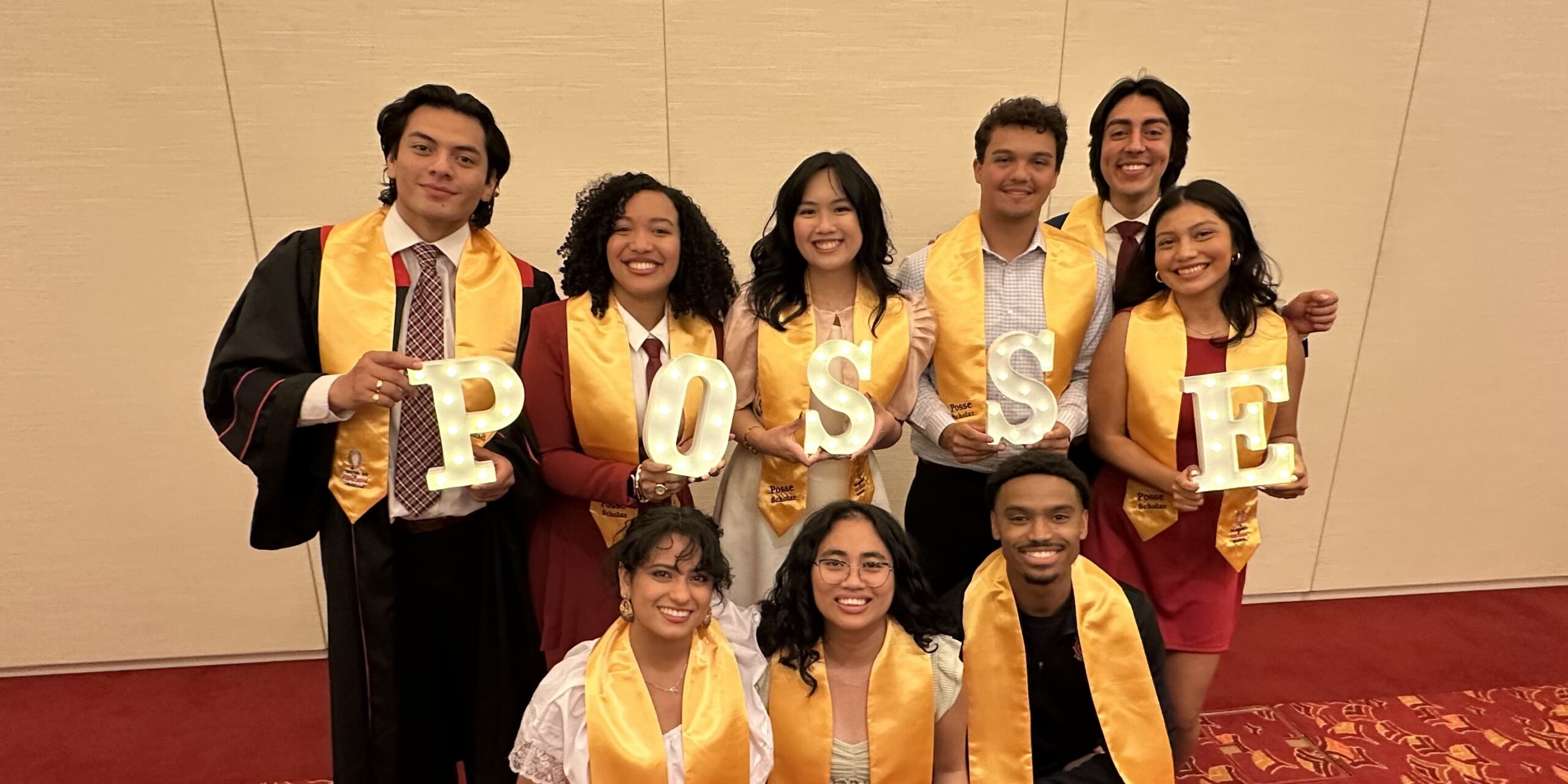 Posse graduating students posing for a picture
